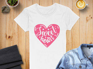 Adorable Sweetheart Heart Design T-Shirts
