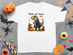 Adorable Halloween Dinosaur and Friends T-Shirts