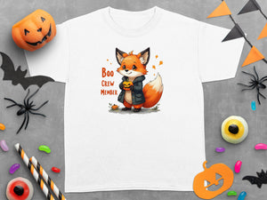 Boo Crew Member Fox Halloween Kids T-Shirts